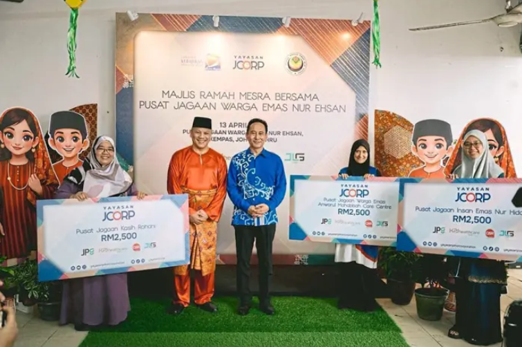 Yayasan JCorp Strengthens Community Care with the Elderly at Pusat Jagaan Warga Emas Nur Ehsan